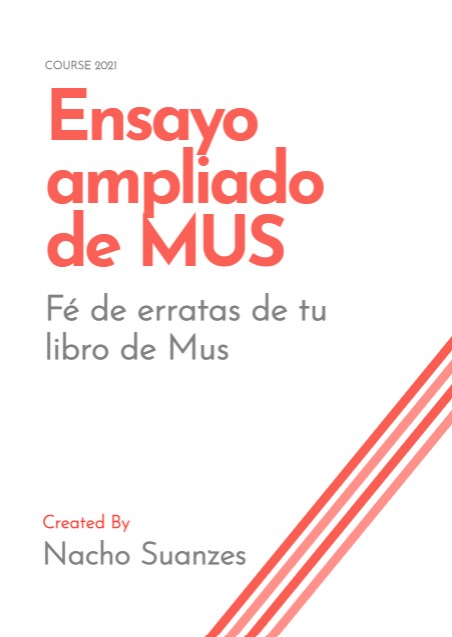 Portada Fe de erratas de tu libro de Mus